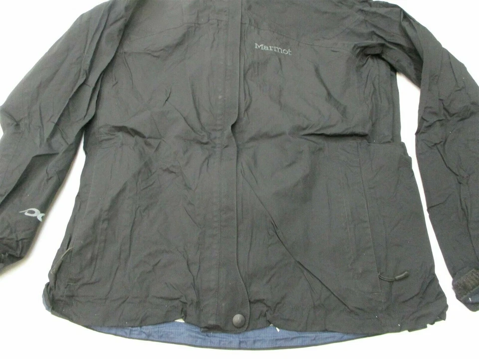MARMOT Windbreaker Jacket Men's Size S Lightweight Full Zip Black Hooded - Image 3 of 4
