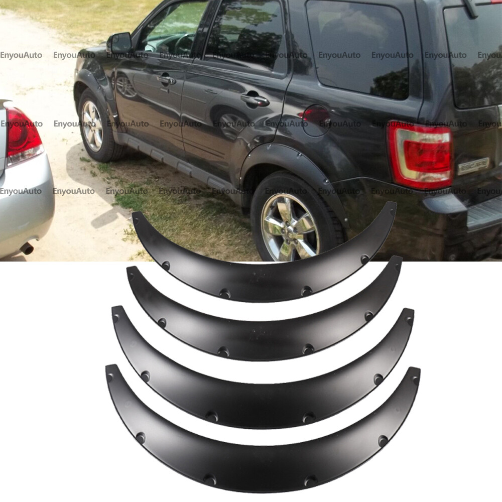 4X 32" For Ford Escape Universal Fender Flares Wheel Arches Wide Body Kit eBay