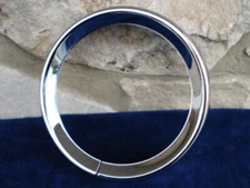 7" FRENCHED TRIM RING FOR HARLEY FLST, FLT, FLHR, TOURING BAGGER HEADLIGHT