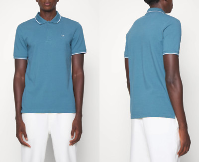 CALVIN KLEIN CK Cotton Stretch Polo Shirt Polohemd Hemd T-Shirt Heritage Tee 2XL