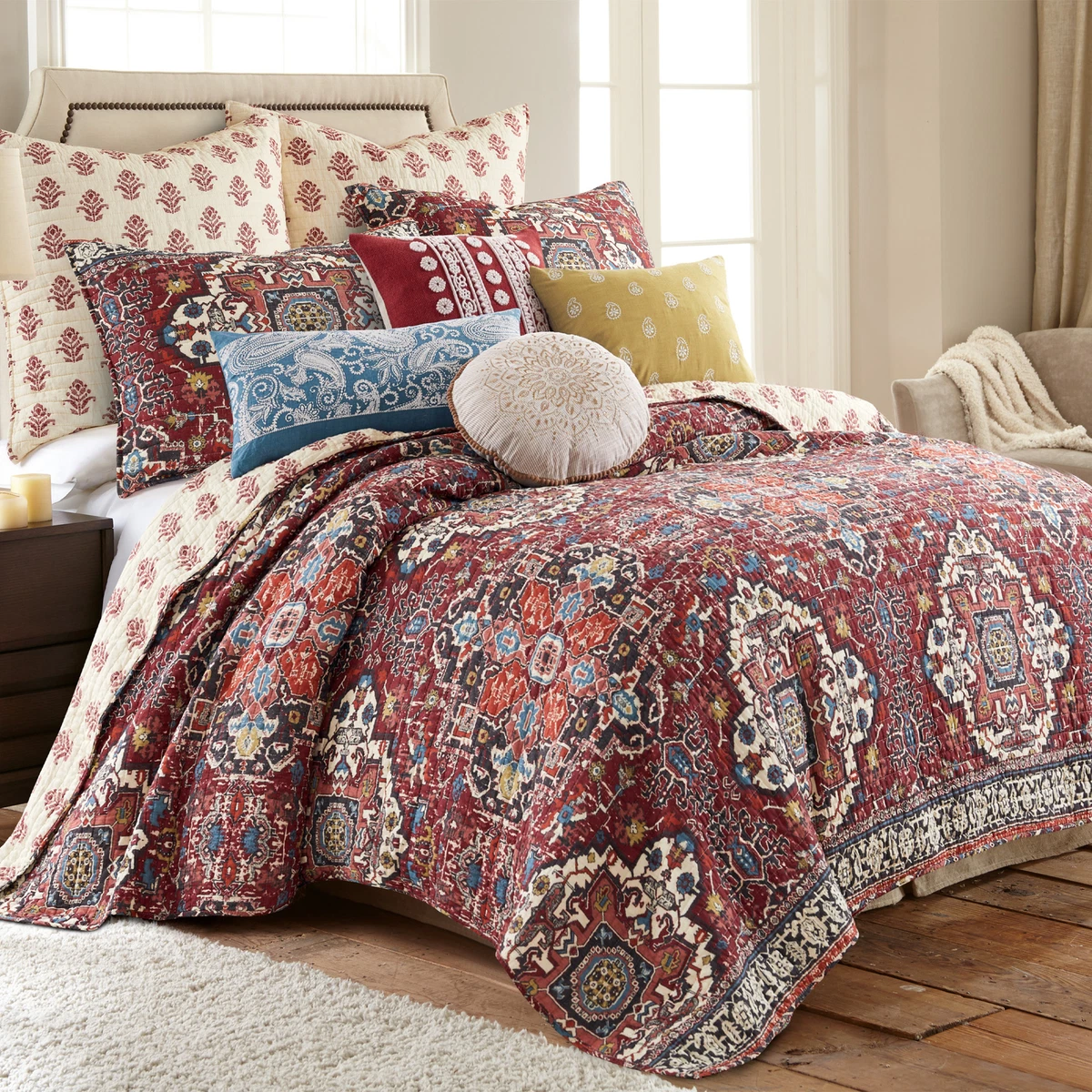 Levtex top pillow shams