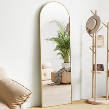 59-Inch Gold Full-Length Standing Mirror