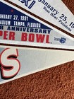 2 Vintage Super Bowl XXI And XXV New York Giants Pennants And One Souvenir — photo 9