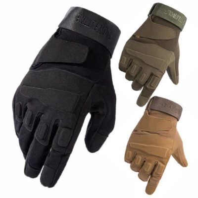 Tactical Hunting Gloves for Men Women Army Military Combat Paintball Work Gear