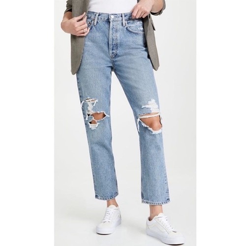 AGOLDE Fen High Rise Relaxed Taper Jeans Wander Wash Organic Cotton Size 30 New