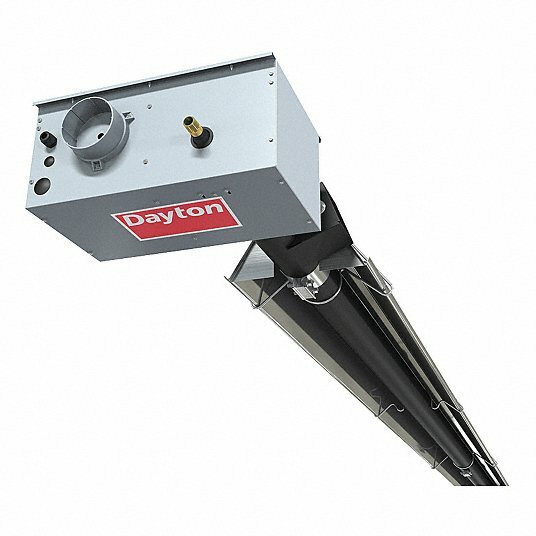 NEW! Dayton NG Infrared Tube Heater 40', 125000 Btu!!
