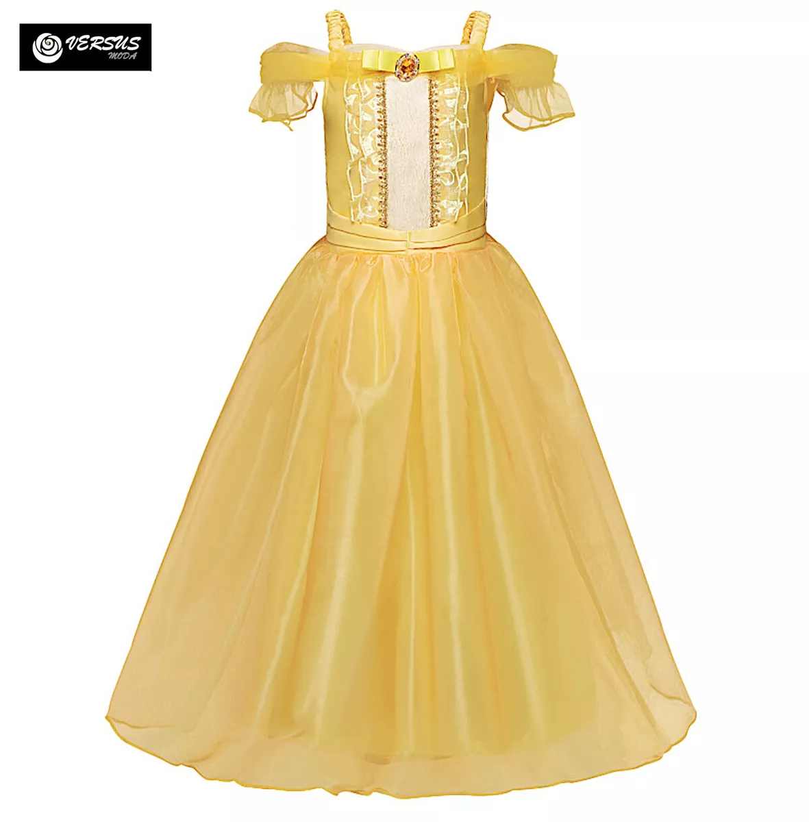Vestito carnevale bella e la bestia sale