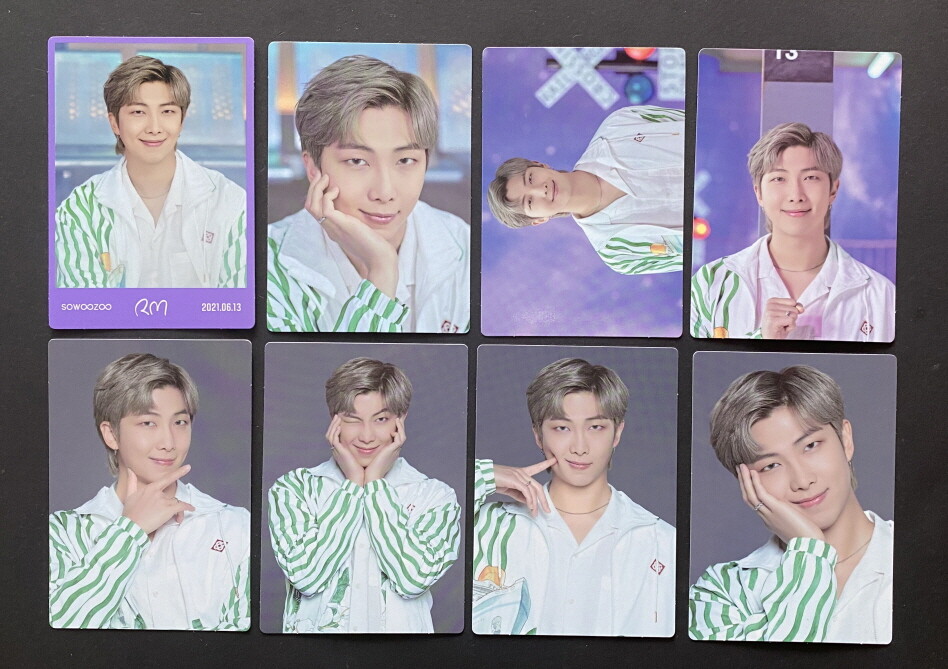 BTS-LOT OF 8 SOWOOZOO 2021 MUSTER OFFICIAL MINI PHOTO CARD