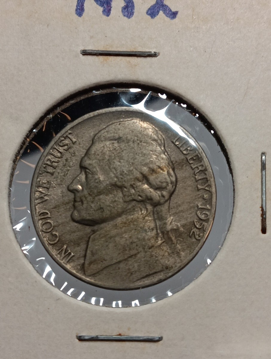 👉1952 Lamination Error Jefferson Nickel F/744 | eBay