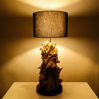 Aquaone Lampe Tokio Treibholz Tischlampe 70 Cm Naturholz Holz Deko Wurzel