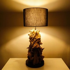 AquaOne Lampe Tokio Treibholz Tischlampe 70 cm Naturholz Holz Deko Wurzel