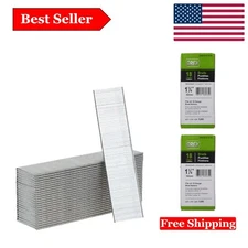 Galvanized 18G Brad Nails, 1-1/4" - Perfect for Fine Finish & Trim