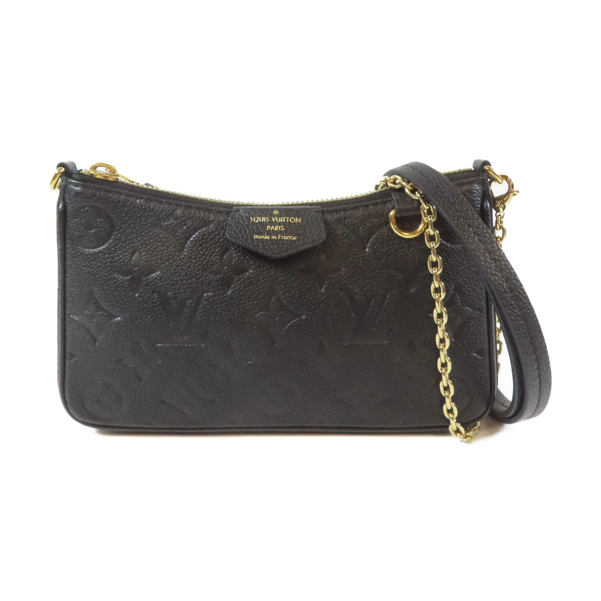 LOUIS VUITTON LV GHW Easy Pouch On Strap Handbag M80349 Monogram 