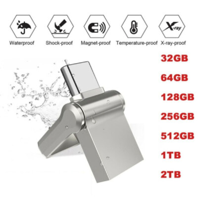 USB 3.0 Stick Typ-C OTG USB Flash Driver Speicherstick USB-C 256GB 512GB 1TB 2TB