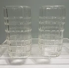 Rare Vintage CLEAR Anchor Hocking Highball AHC 106 Highball Tumbler Glasses