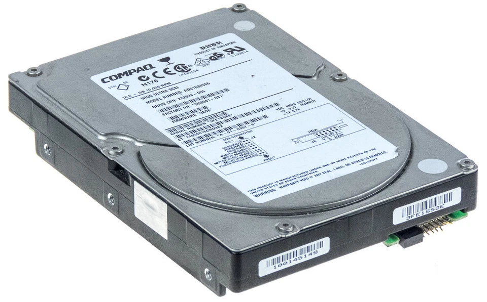 Disco Rigido Compaq AD01834556 18.2GB 10K SCSI 232574-005 HDD - Immagine 2 di 2