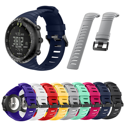 Silicone Strap w Tool Bracelet for Suunto Core Smart Watch Band Rubber Gel  Belt