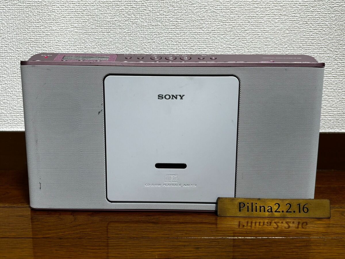 SONY ZS-E80 P Pink Slim CD Player Radio Built-in Language SONY ZS-E80 P Pink Slim CD Player Radio Built-in Language
