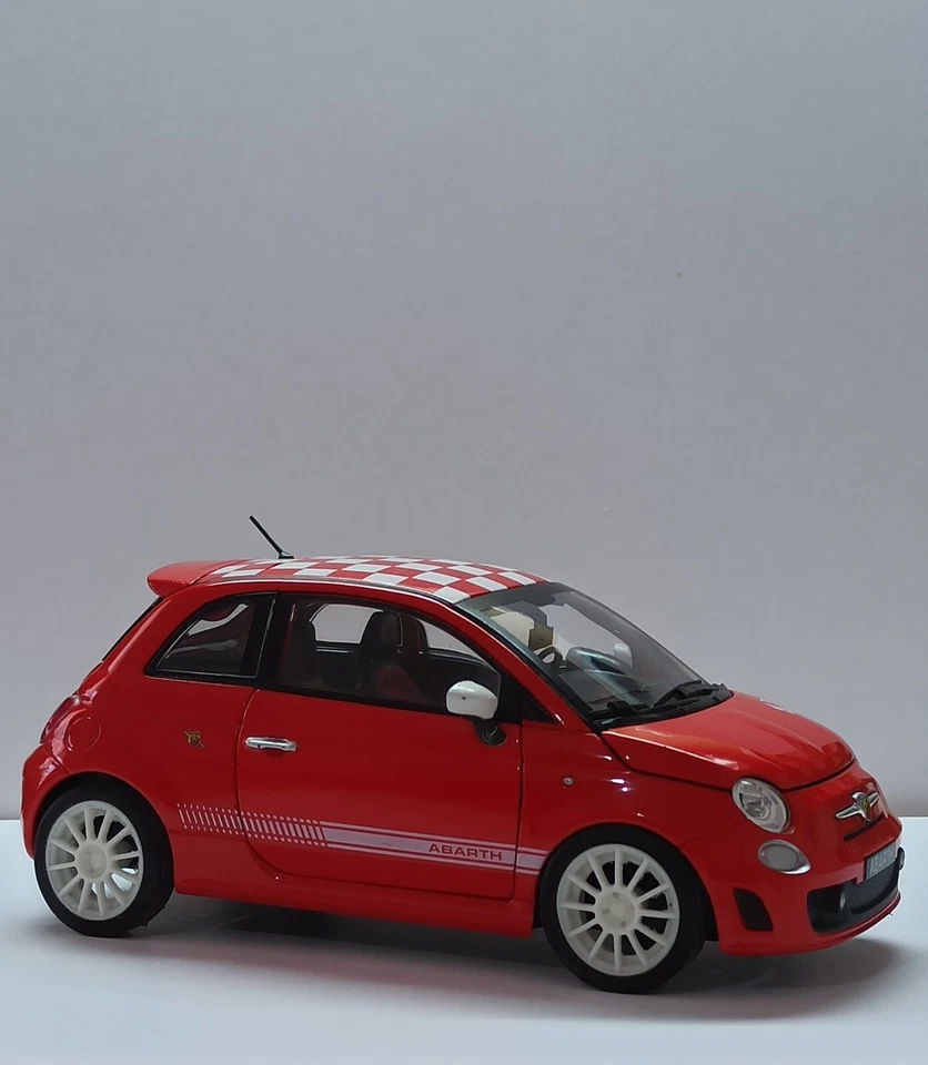 Kit detailing Fiat 500 Abarth SS 1/24 Transkit Tuning Bburago Motormax Motorama - Immagine 3 di 4