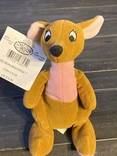 RETIRED Disney Store Mini Bean Bag 7" KANGA Winnie Pooh New Plush Toy Kangaroo
