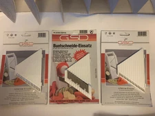 3 Pieces GSD BUNTSCHNEIDE EINSATZ JULIENNE Garnish ATTACHMENTS MANDOLIN SLICER