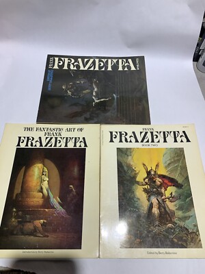FANTASTIC ART FRANK FRAZETTA 1 2 3 4 4冊 s-l400.jpg