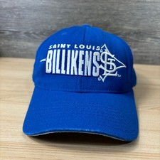 Vintage Saint Louis University Hat Cap Strap Back Blue Billikens Starter 90s