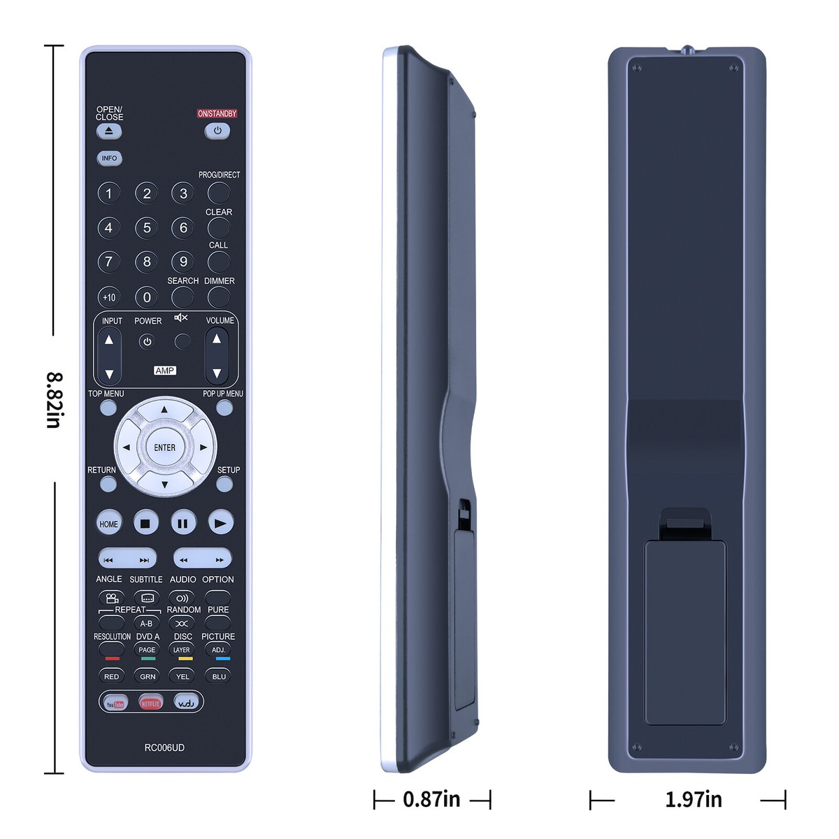 New RC006UD Remote Control For Marantz UD5007 UD7007 Player