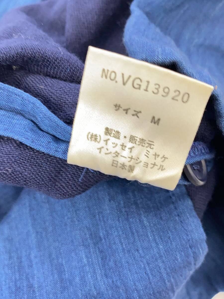 ISSEY MIYAKE◆長袖シャツ/M/コットン/BLU/90s/PERMANENTE/VG13920 ISSEY MIYAKE 90s Blue Cotton Long Sleeve Shirt M PERMANENTE