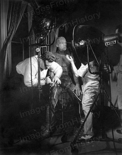 8x10 Print Boris Karloff as Imhotep in The Mummy 1932 Set Candid #BKTM ...