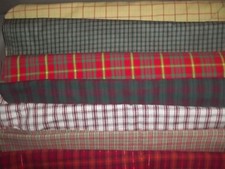 HOMESPUN or WOVEN Plaid Checks Cotton quilt FABRIC U-Pick see INFO 1/2 yd BTHY