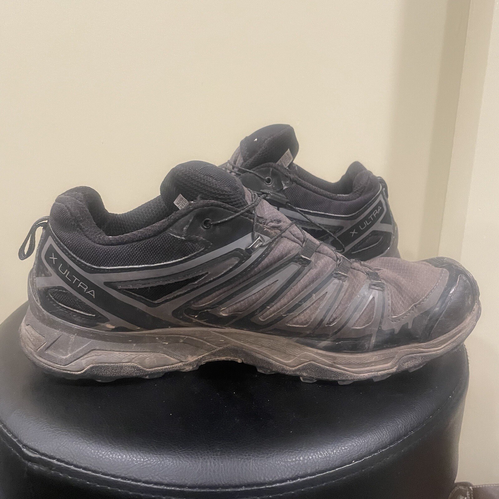 Scarpe da ginnastica da trail running da uomo Salomon X ultra grigie per esterni taglia 12 5