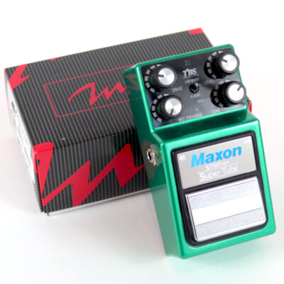 Maxon ST9Pro+ Super Tube Guitar Effects Pedal Distortion 