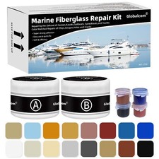 Fiberglass Boat Repair Kit, Gel Coat Repair Kit for Boats,Fiberglass Repair Kit