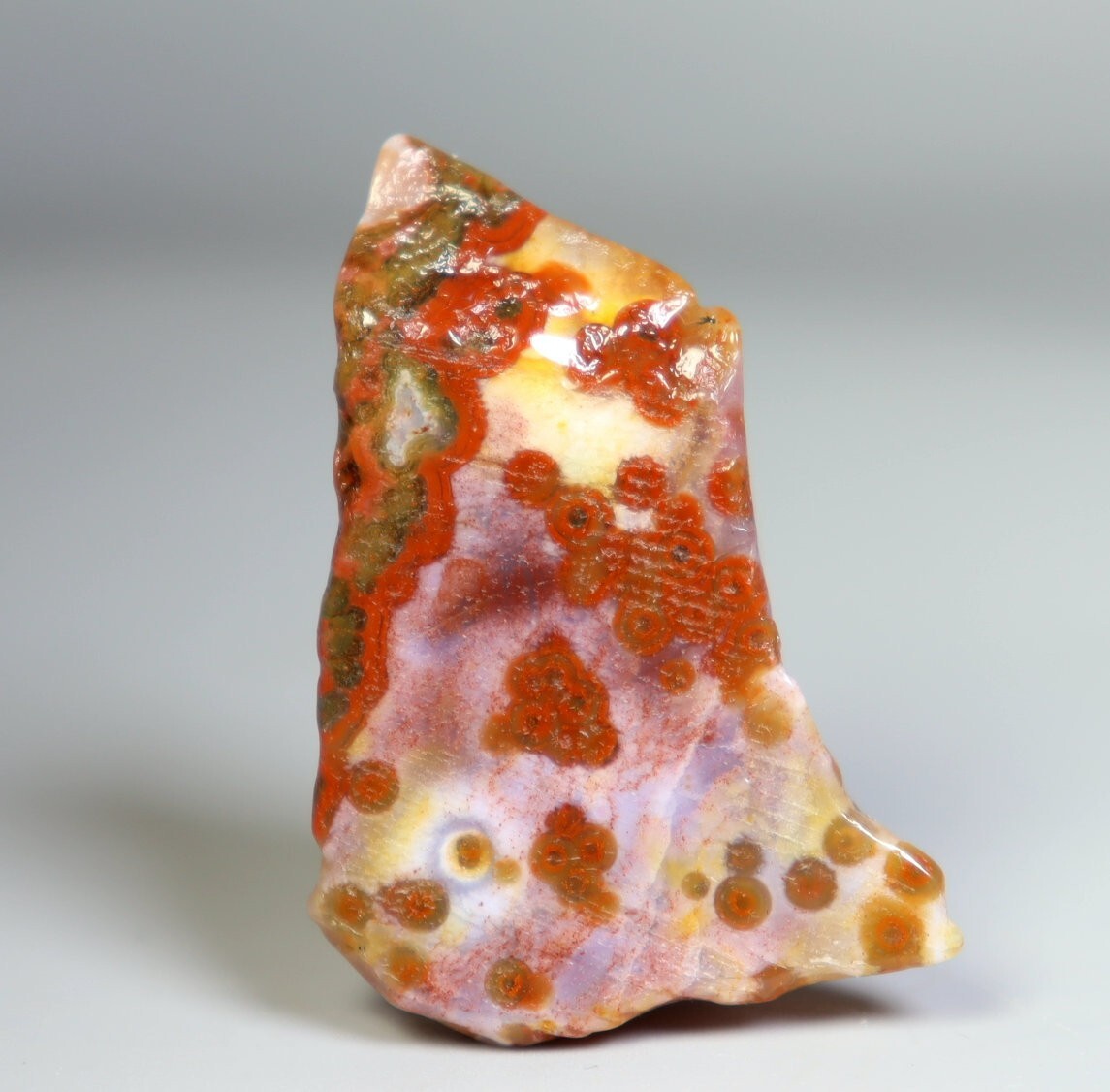 Natural Ocean Jasper Agate Eye Quartz Crystal Stone Pendant Mineral Specimen