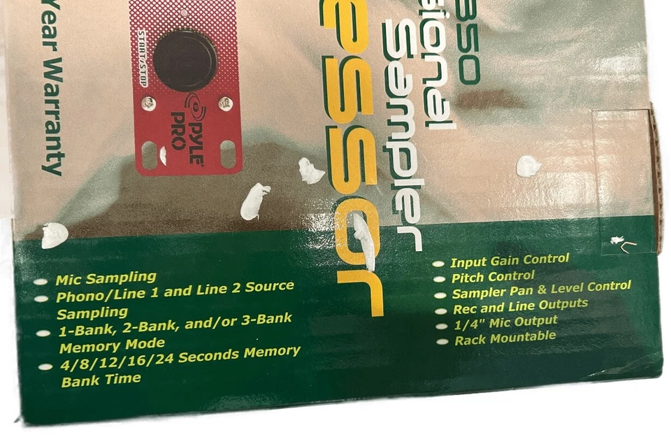 Pyle-Pro PDSP850 19'' Rack Mount Professional Digital Processor Sampler NIB - Image 4 of 4