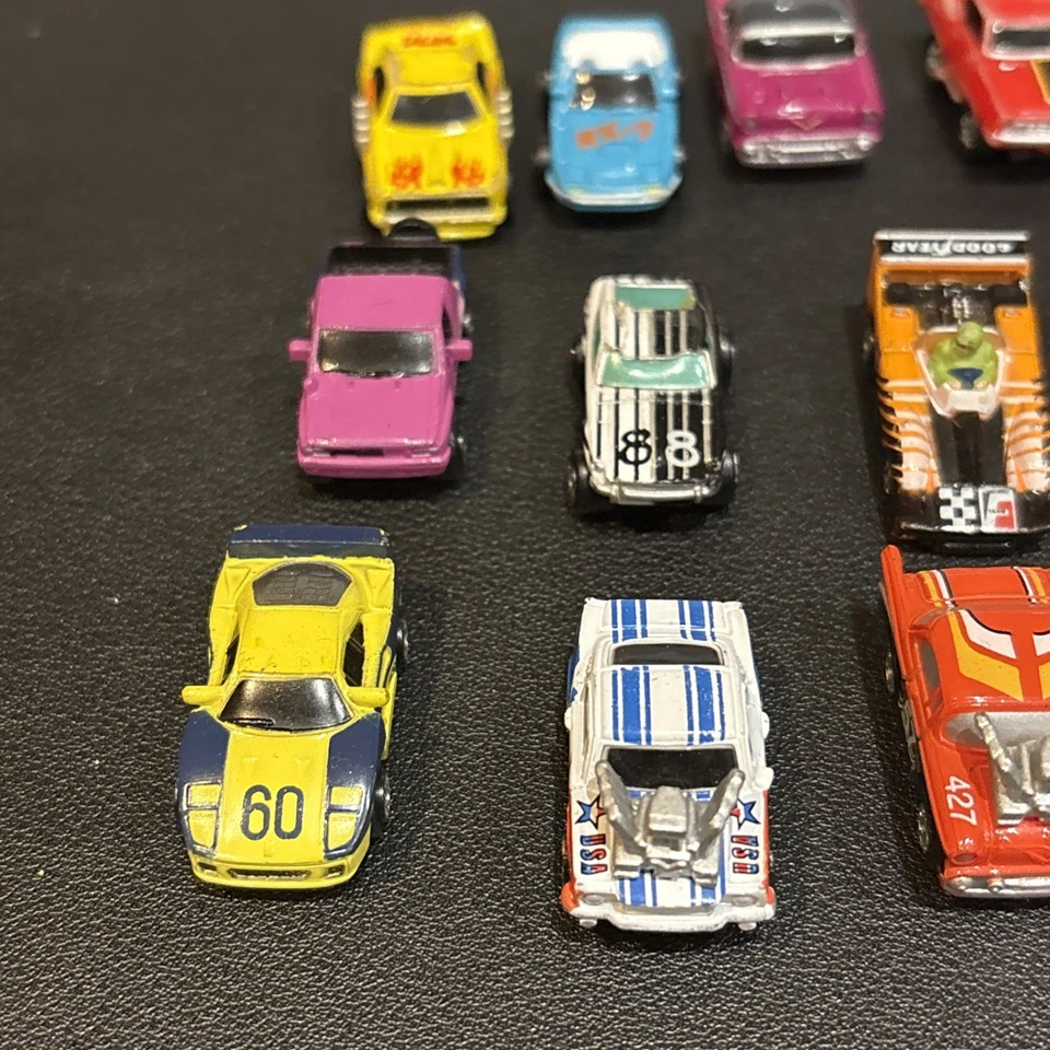 Vintage Micro Machines Rare Collection inc 2 Chevrolet Hot Rods 18+ Cars Galoob - Image 3 of 4