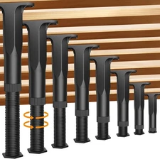 1 or 8 Adjustable Bed Support Legs Frame Support Legs for King Queen Bed Slats