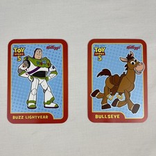 Kelloggs Cereal Toy Story 5 Buzz Lightyear Bullseye Disney Pixar Trading Cards