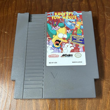 Krusty’s Fun House Nintendo NES Cartridge NTSC-U/C The Simpsons Series
