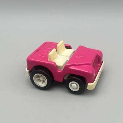 Vintage Tiny Tonka Toy Jeep, Hot Pink, Pressed Steel, 1970s Combi P&P