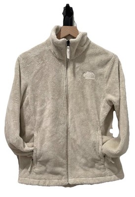 The North Face Osito MED Women's Fleece Jacket Women s Full Zip White Dune