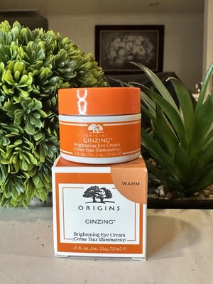 Origins Eye Ginzing Brightening Eye Cream Warm, 0.5oz/15ml New/Free Shipping