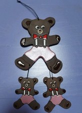 Mobile, Windspiel,Bärchen-Motiv, Keramik, getöpfert, Zwillinge