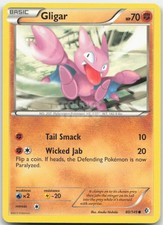 Gligar 80/149 Boundaries Crossed Pokemon Card NM