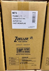 Zoeller M73-0001  3/10 HP 115V 1PH 9FT Cord Auto w float switch