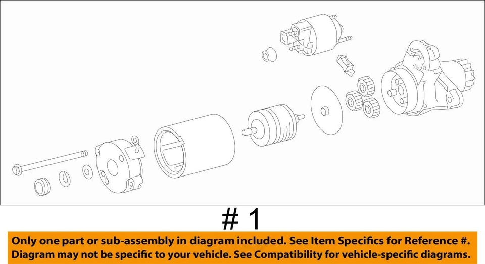 2010-2013 Lexus Rx350 Car Starter Motor Solenoid Oem YAQ5M - Image 4 of 4
