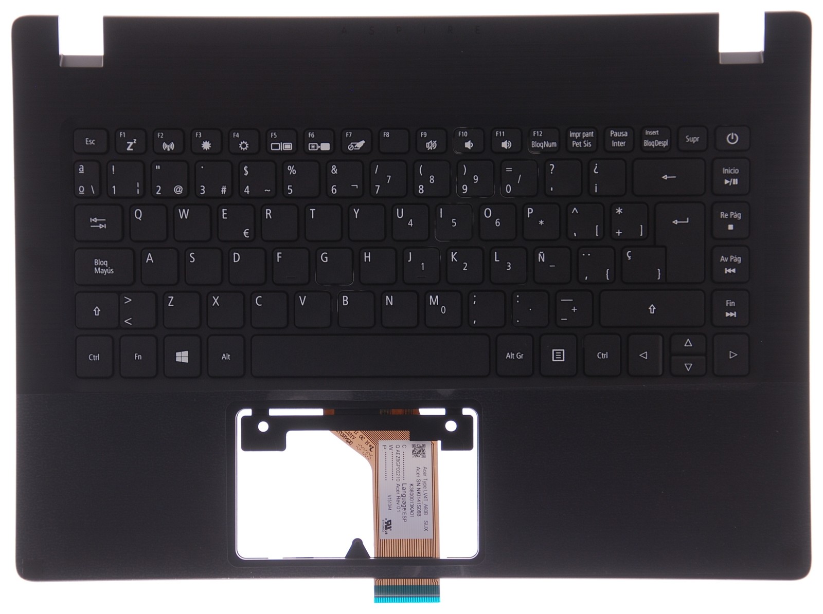 Palmrest with keyboard ACER Acer Notebook Aspire A114-32 ES A+