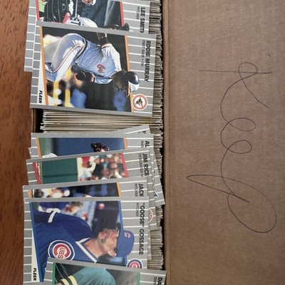 1987-90 Fleer Baseball Card Lot (600 Cards)
