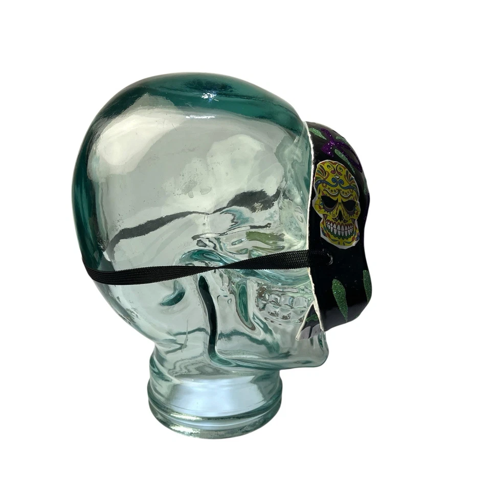 Jacobson Hat Halloween Day of the Dead Carnival Mask Adult Unisex Muertos NEW - Image 4 of 4